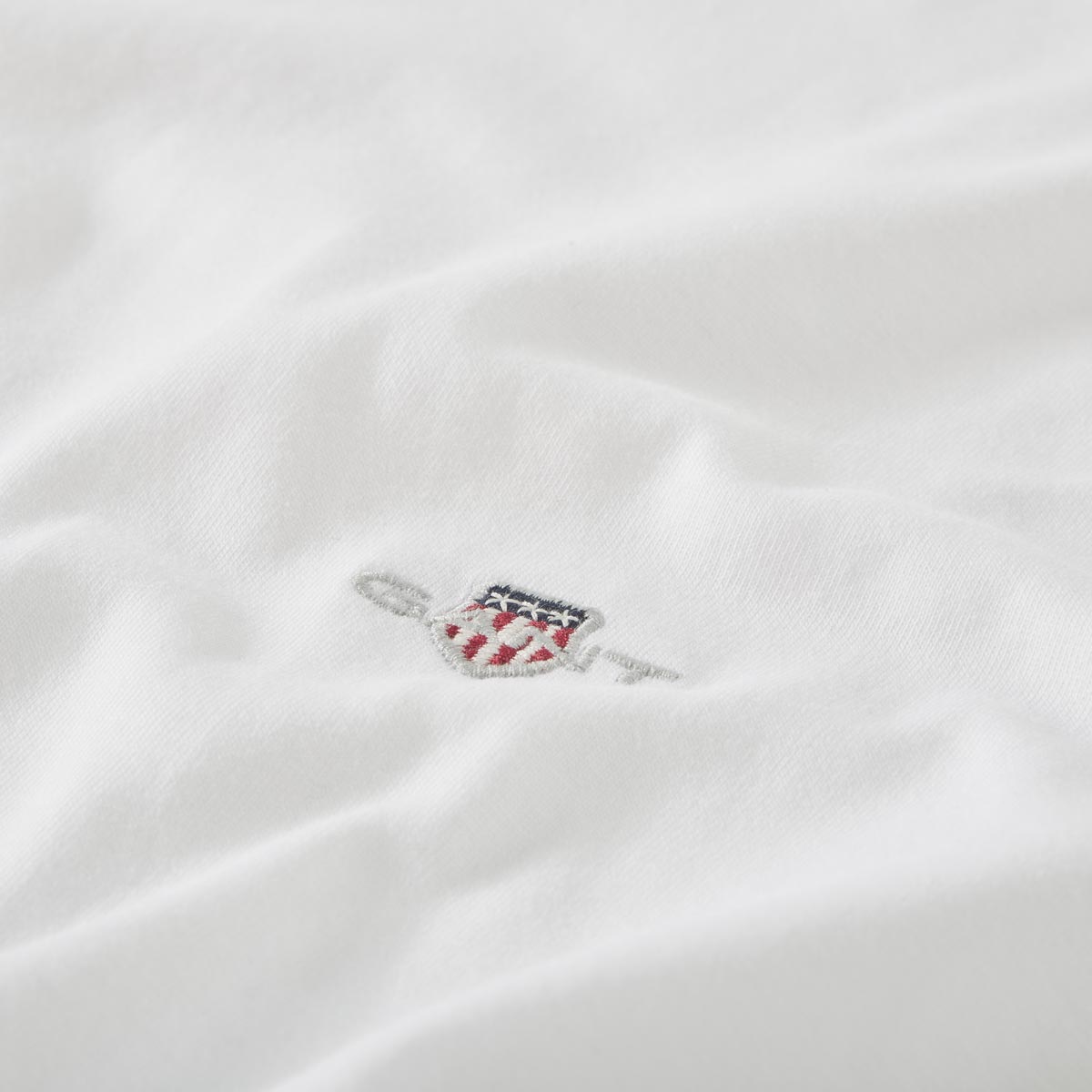 Gant T-Shirt aus Baumwolle weiß