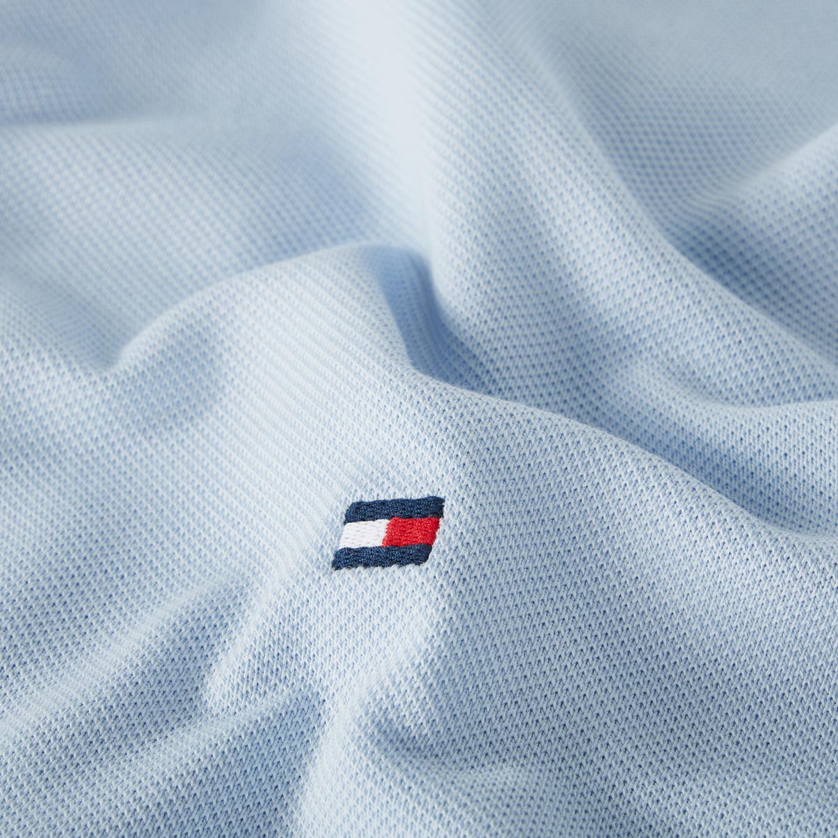 Tommy Hilfiger Poloshirt mit Stretch hellblau