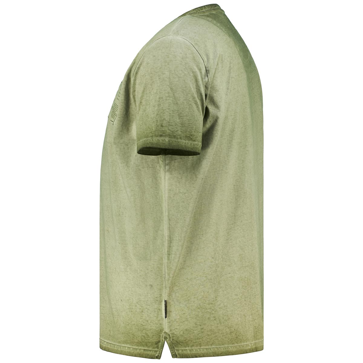 CASA MODA T-Shirt mit Serafinokragen grün