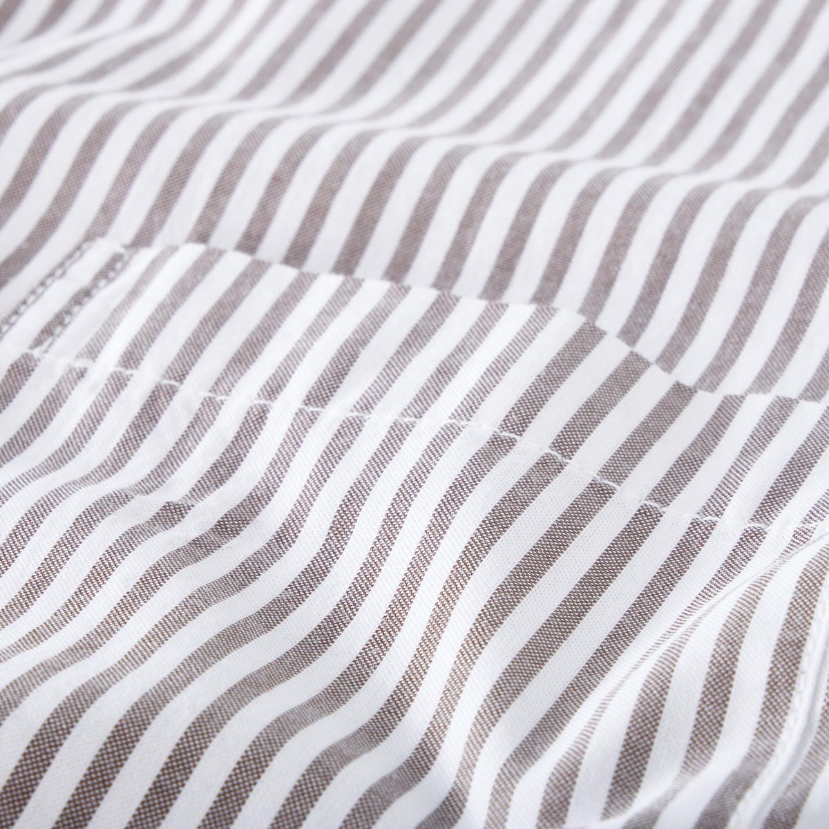 CASA MODA Gestreiftes Freizeithemd aus Baumwolle braun