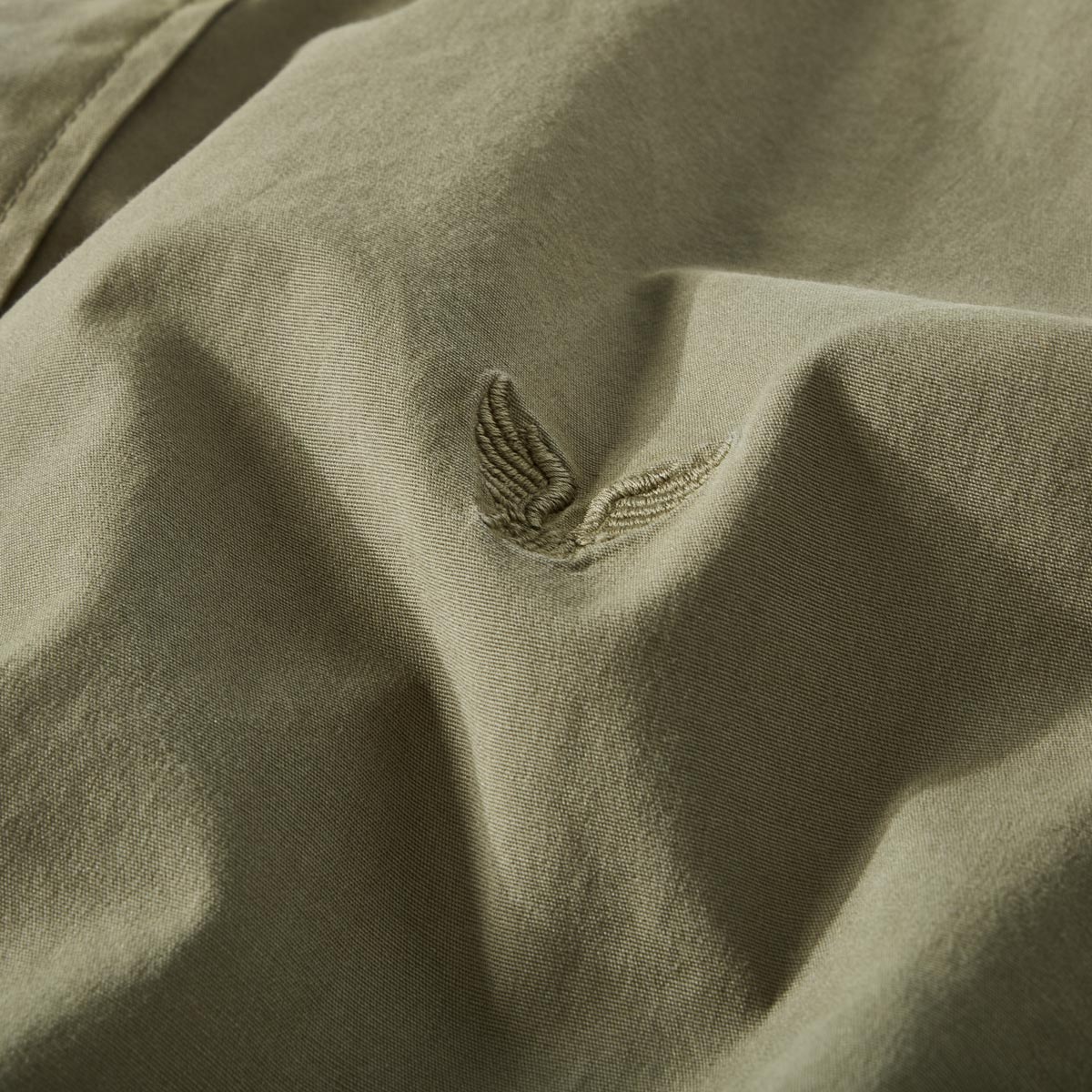 PME LEGEND Freizeithemd aus Baumwolle oliv