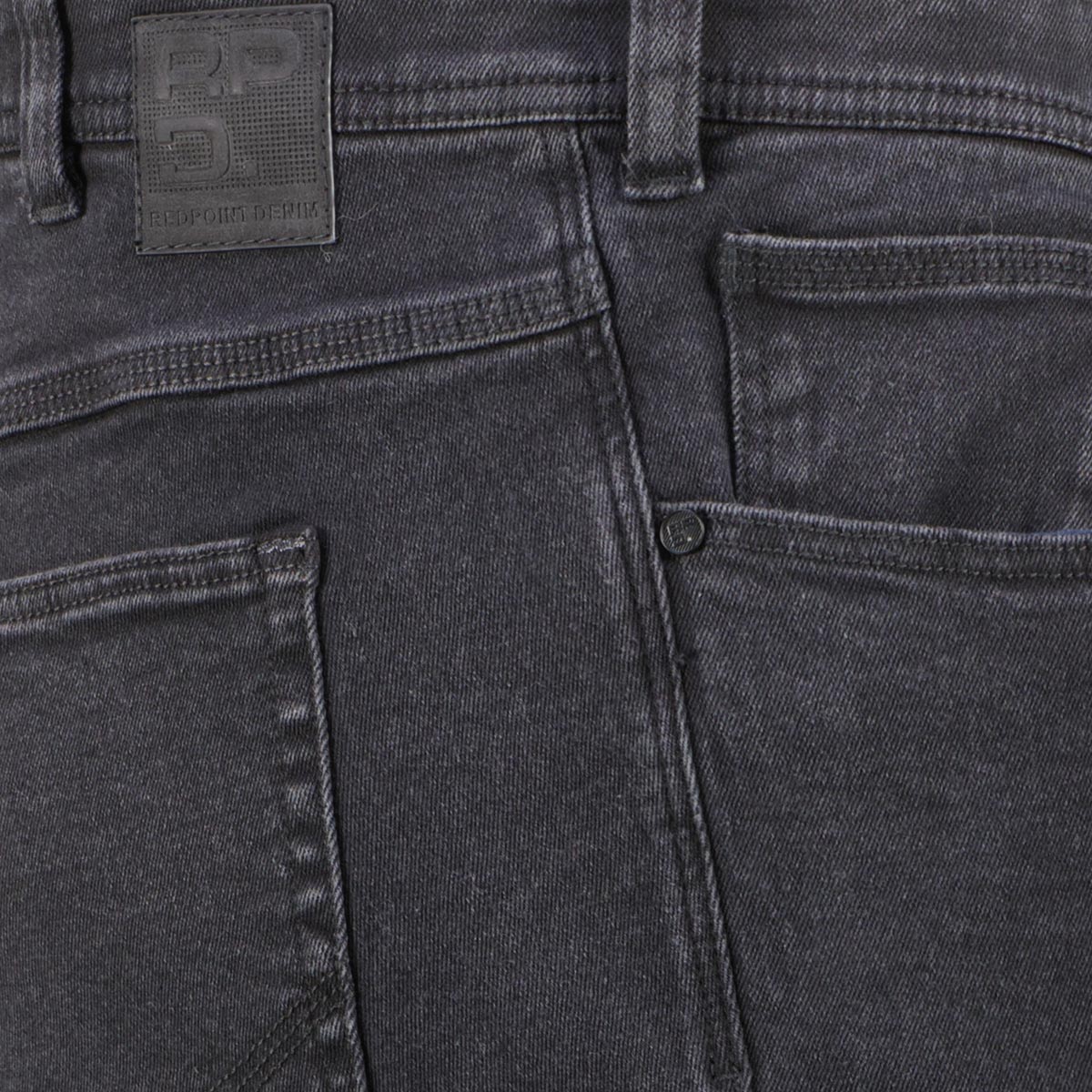 Redpoint Stretch-Jeans "Toronto", Regular Fit schwarz