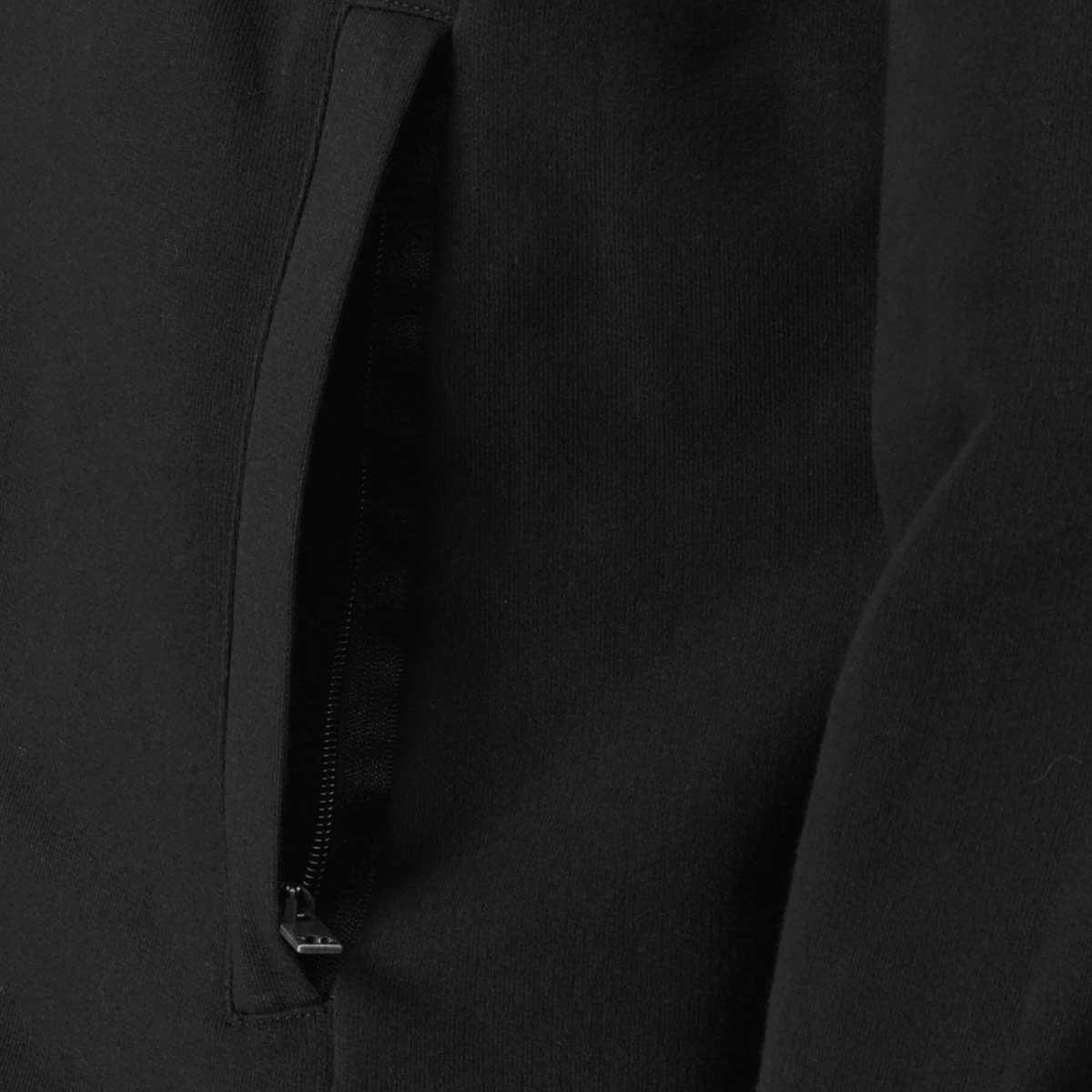 Ahorn Sweatjacke aus Baumwolle schwarz Ahorn Sweatjacke aus Baumwolle schwarz