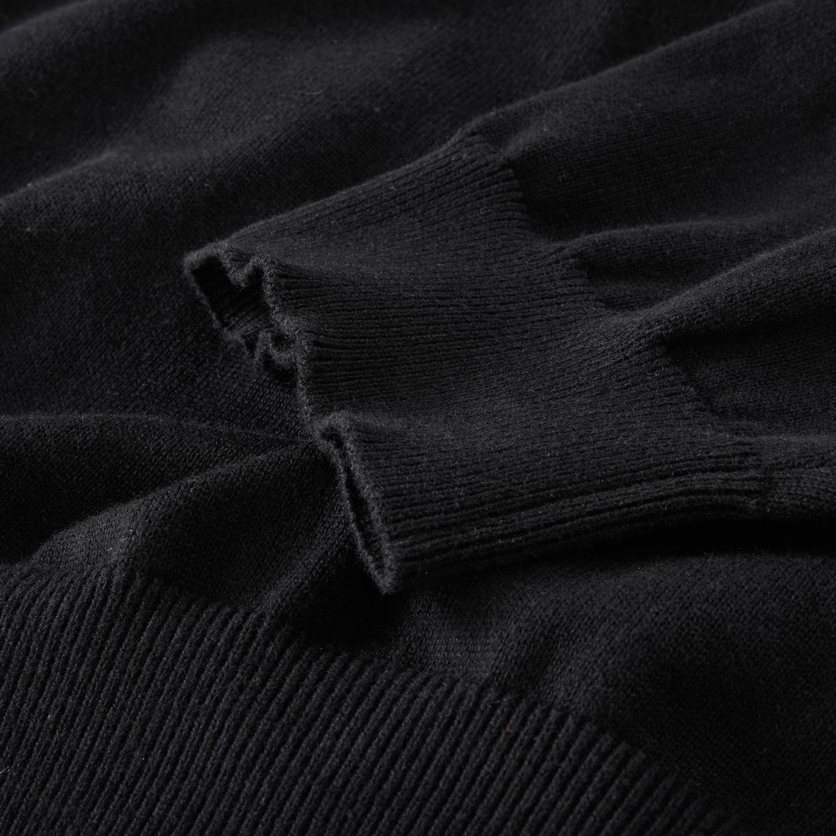 Jack&Jones Strick-Poloshirt schwarz