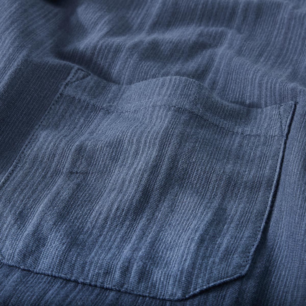 Ceceba Kurzer Pyjama aus Baumwolle, atmungsaktiv und hautfreundlich mittelblau