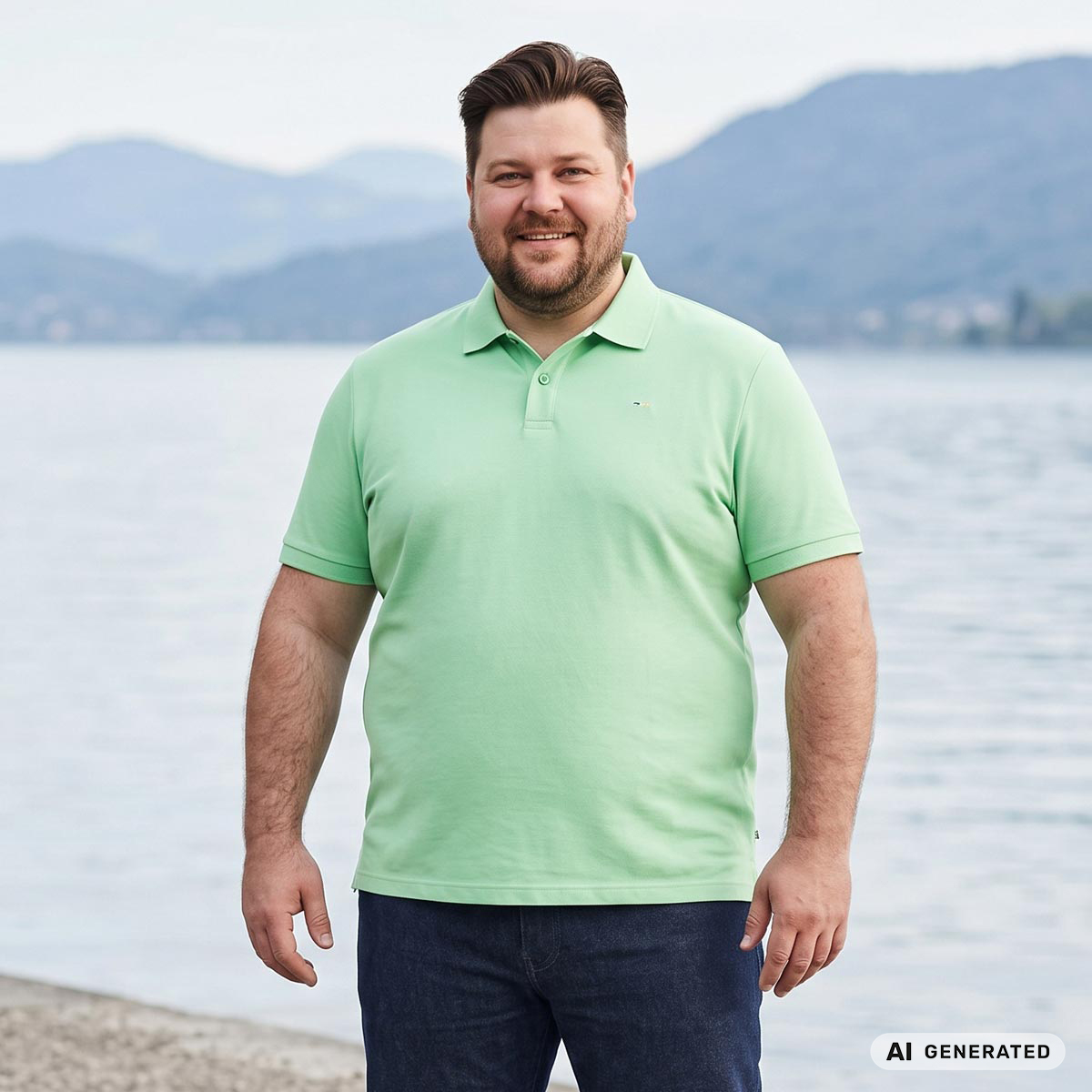 Pfundskerl Poloshirt aus Baumwolle mint