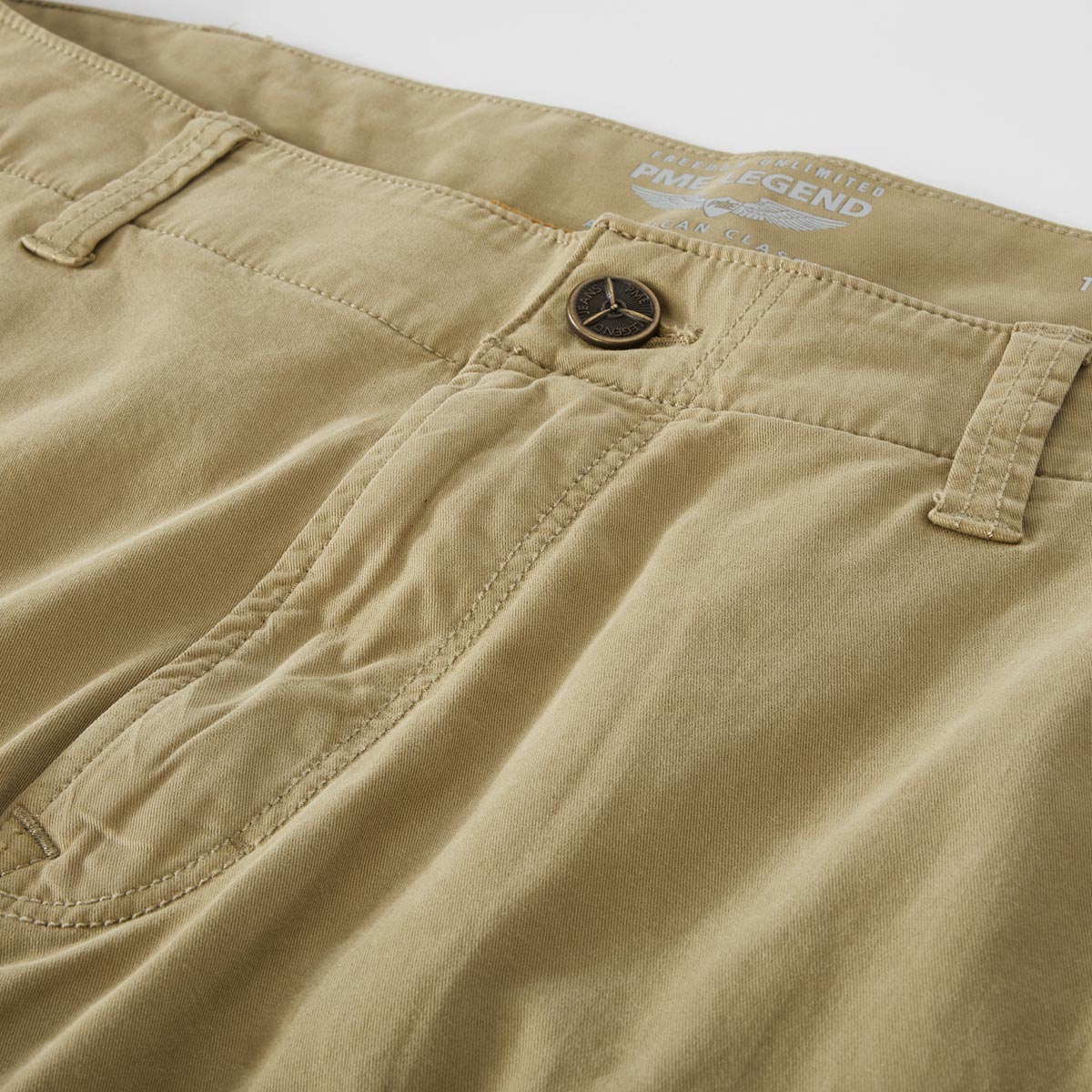 PME LEGEND Stretch-Cargo-Hose "Nordtrop", Regular Fit khaki