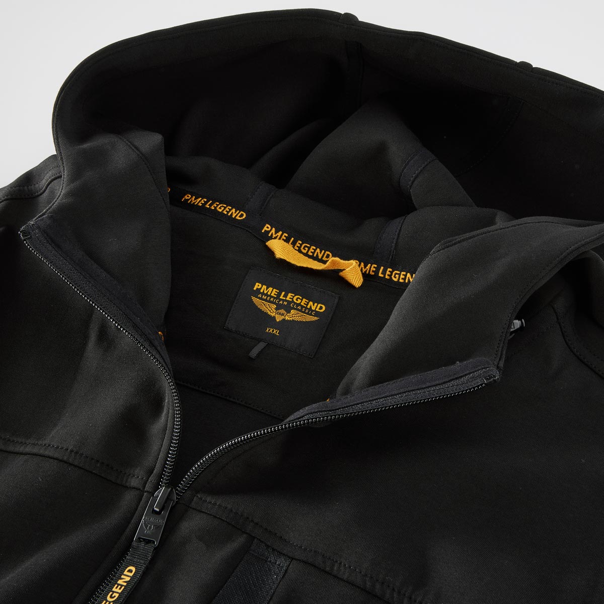 PME LEGEND Sweatjacke mit Stretch schwarz