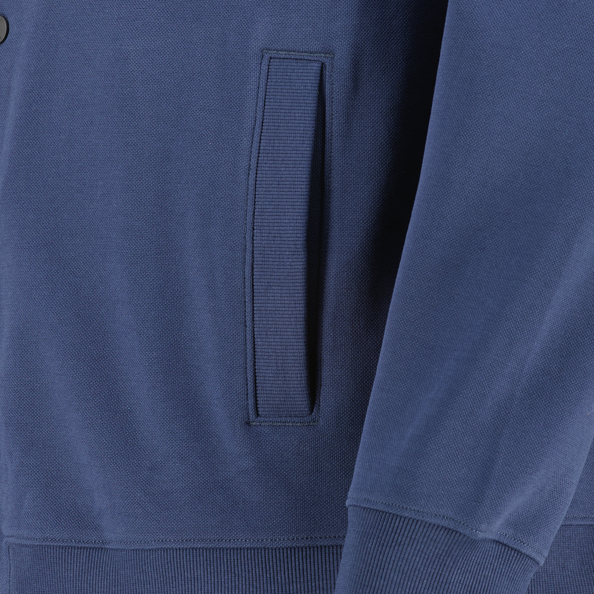 s.Oliver Sweatjacke aus Baumwollmischung blau