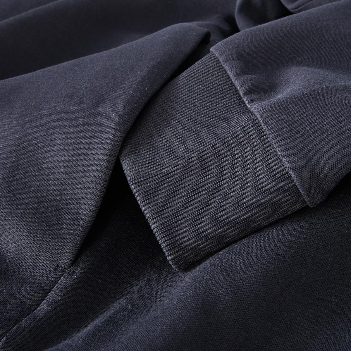 BOSS Sweatjacke mit Elasthan dunkelblau