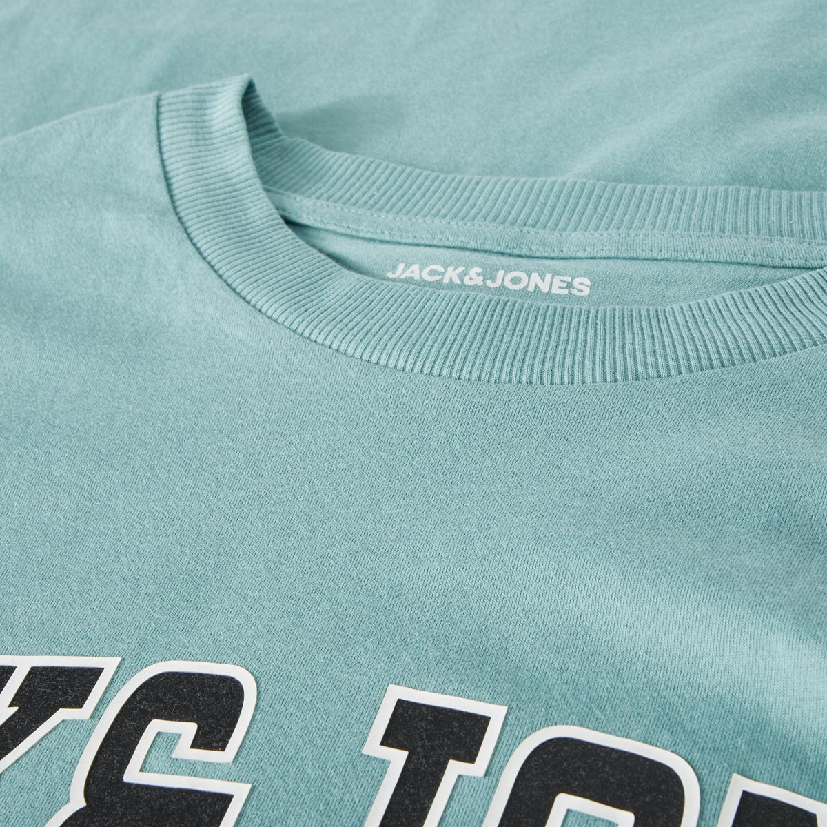 Jack&Jones T-Shirt mit Label-Print mint