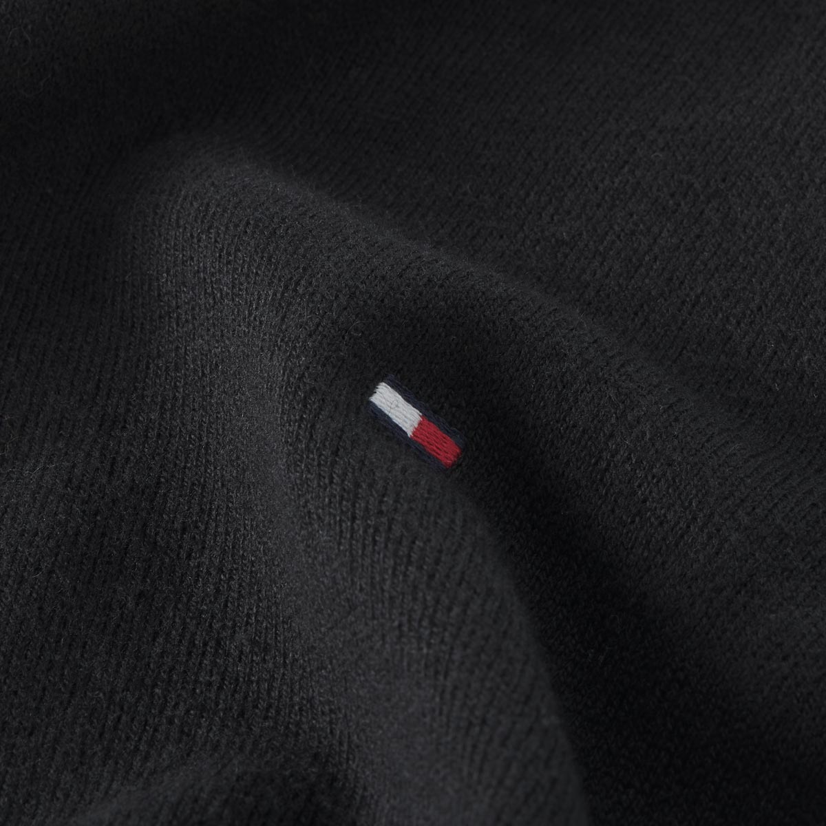 Tommy Hilfiger Feinstrickpullover mit Kaschmir schwarz