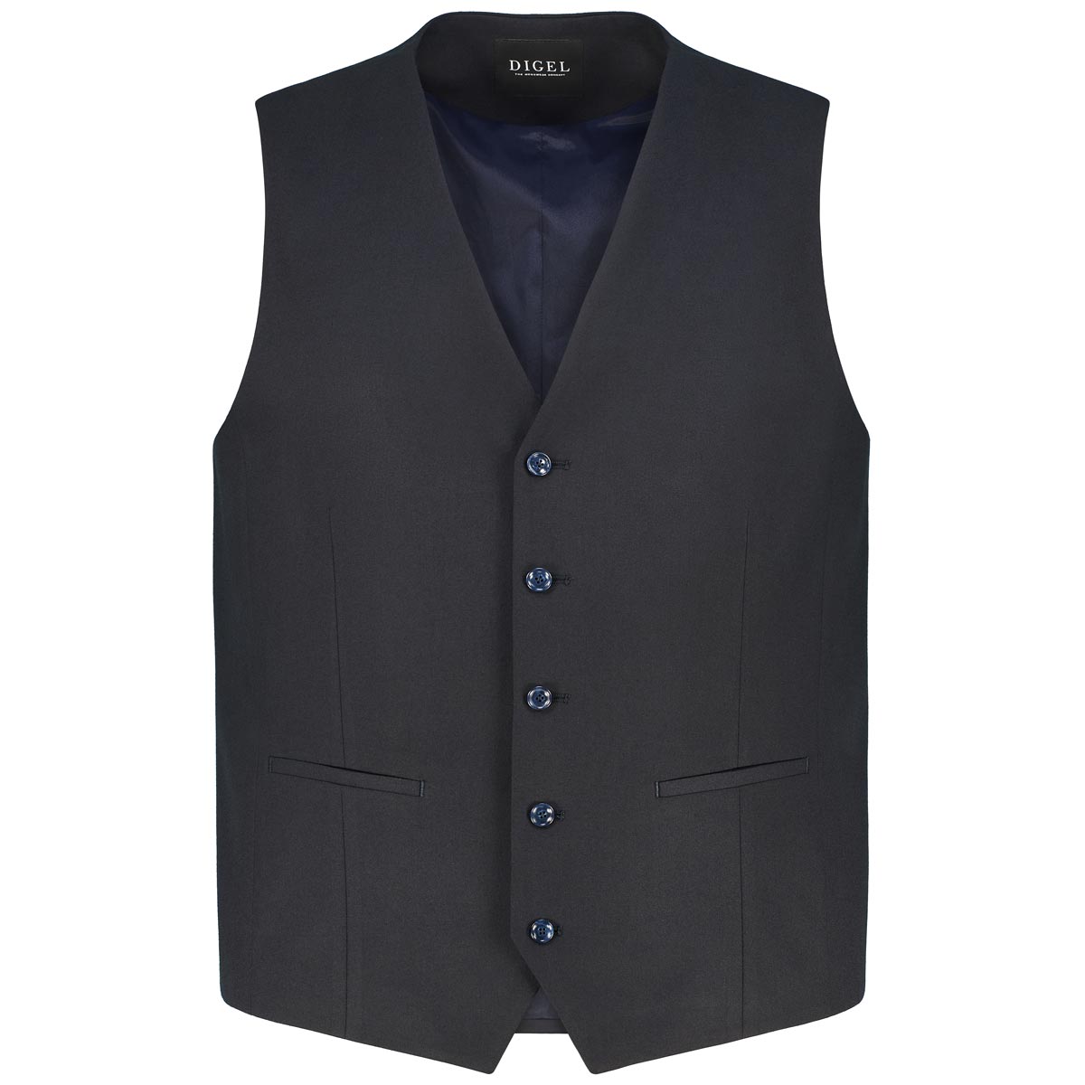 Digel Sakkoweste "Edgar" mit Stretch blau