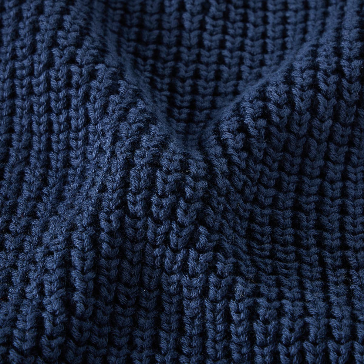 RAGMAN Grobstrickpullover aus Baumwolle dunkelblau