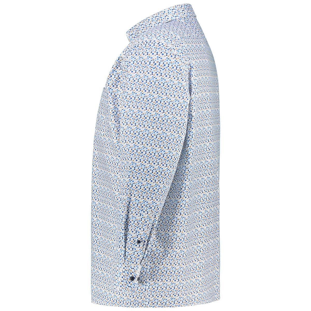 CASA MODA Freizeithemd mit Allover-Muster beige