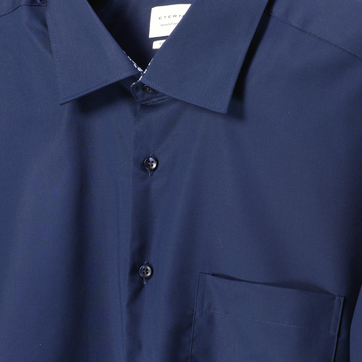 ETERNA Businesshemd, langarm, bügelfrei jeansblau