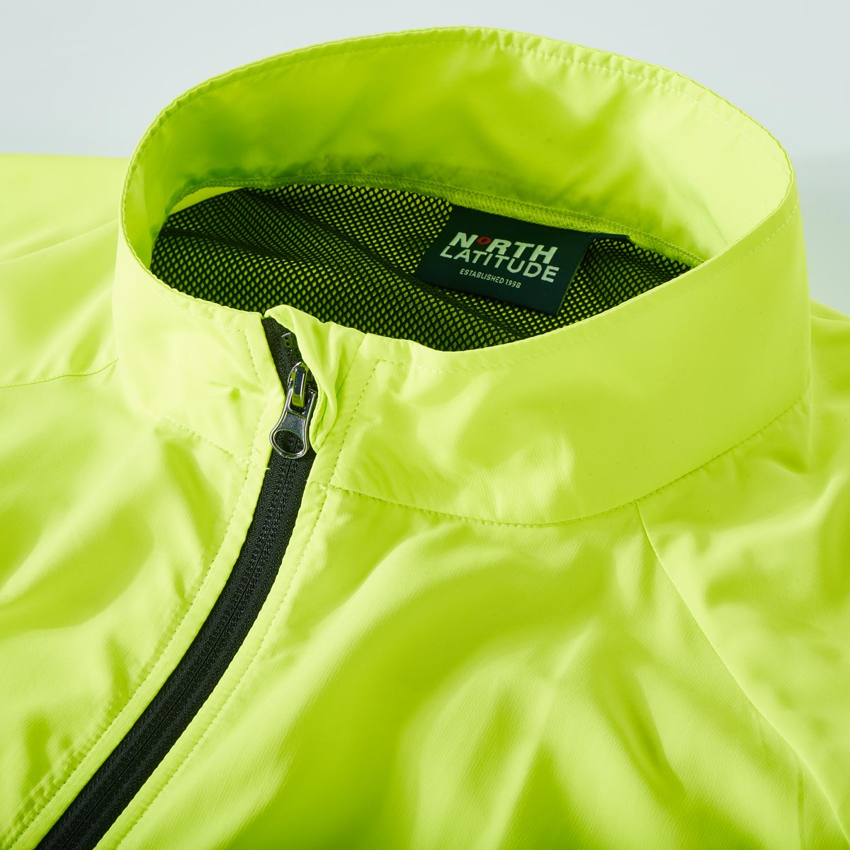 North Ultraleichte Radjacke mit reflektierenden Elementen, winddicht grün