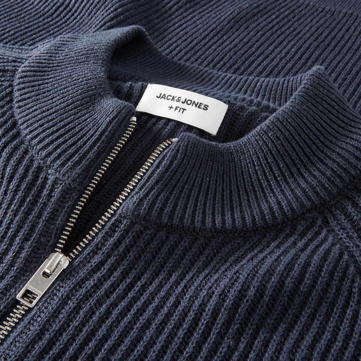 Jack&Jones Strickpullover aus Baumwollmischung marine