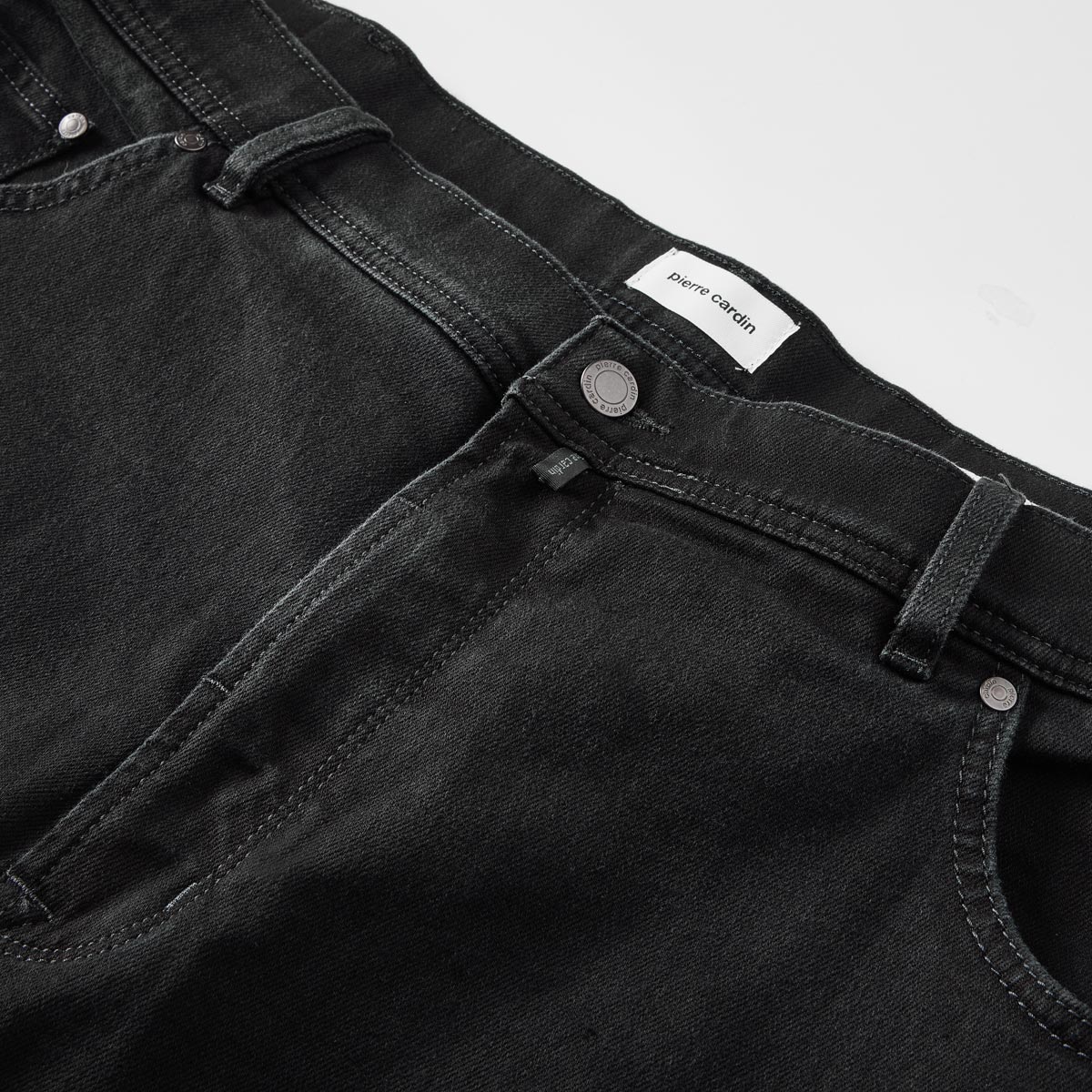 Pierre Cardin Jeans „Dijon“ mit Future-Flex, Loose Fit schwarz