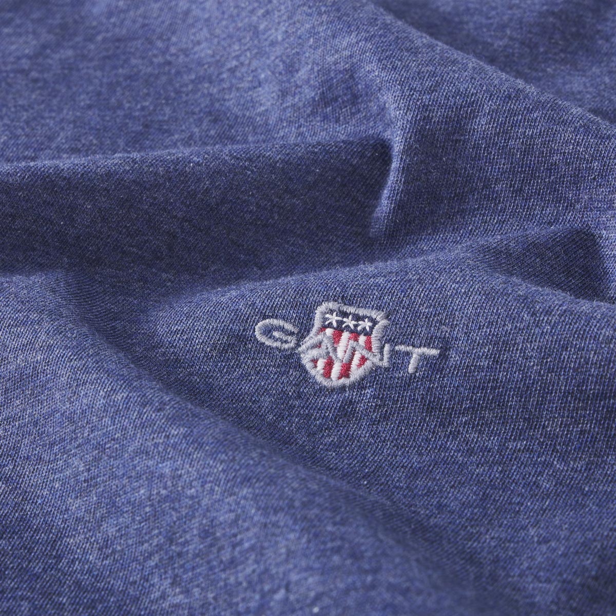 Gant T-Shirt aus Baumwolle jeansblau