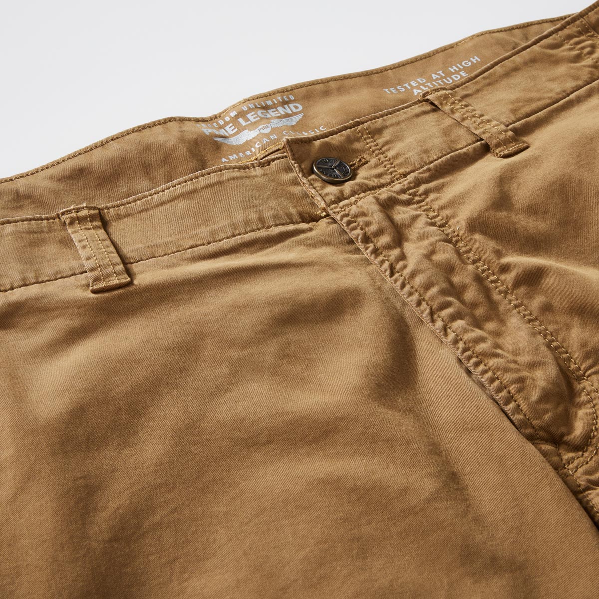 PME LEGEND Cargohose mit Stretch mittelbraun