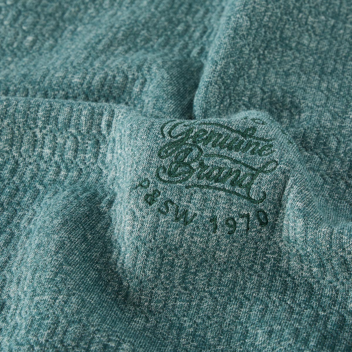 Hajo Sweatshirt mit Stretch, "Stay Fresh" grün