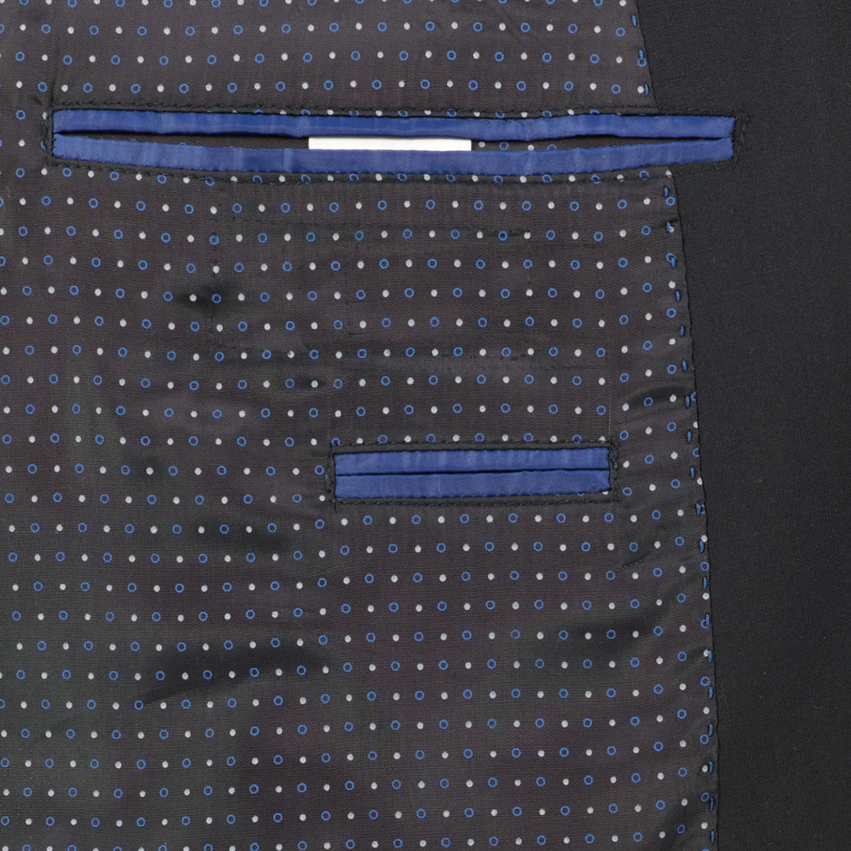 Weis Anzugsakko mit Stretch schwarz