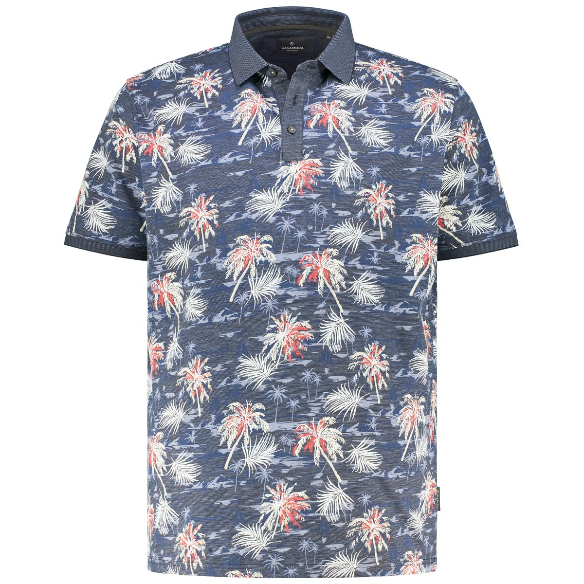 Poloshirt mit Allover-Muster