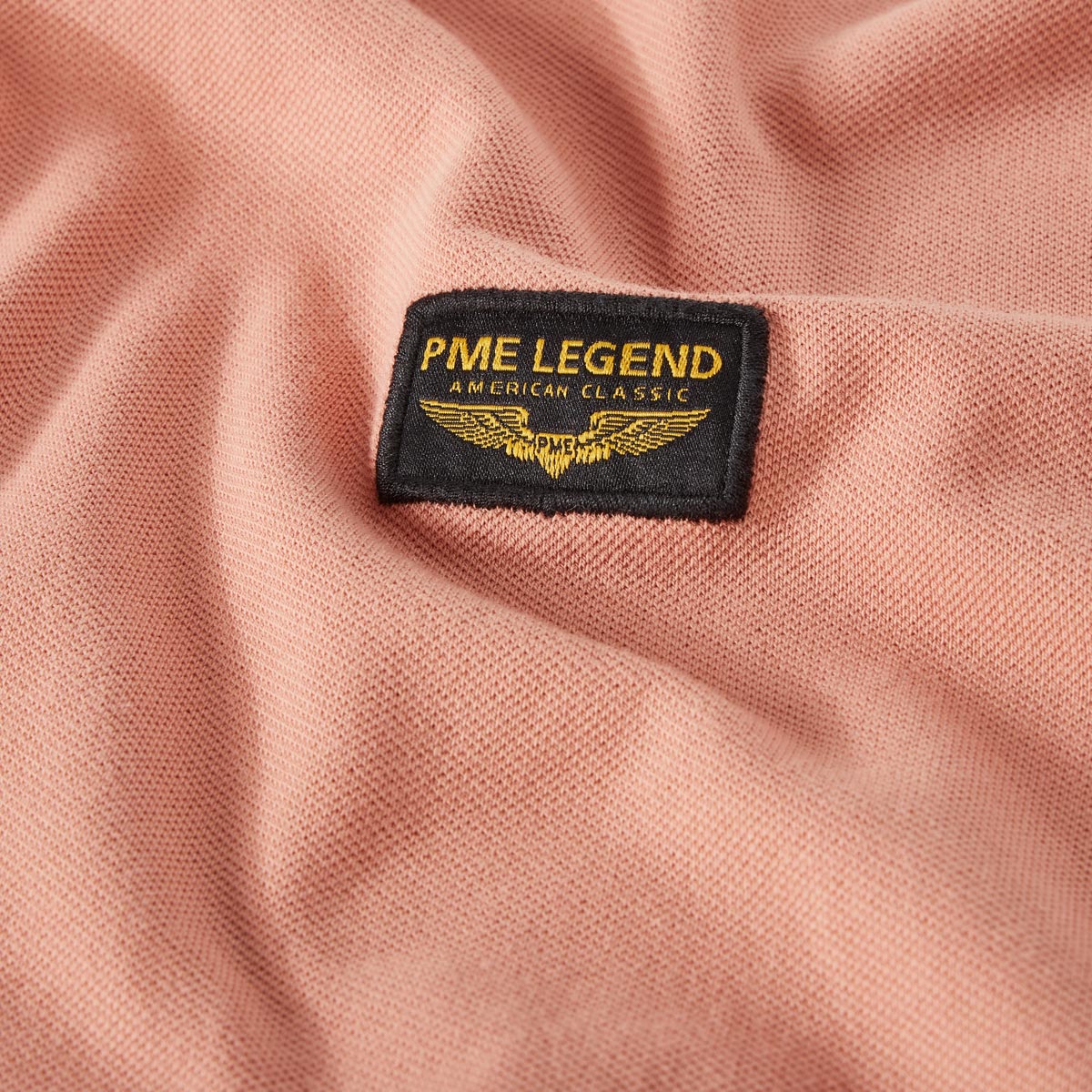 PME LEGEND Poloshirt mit Elasthan rosa