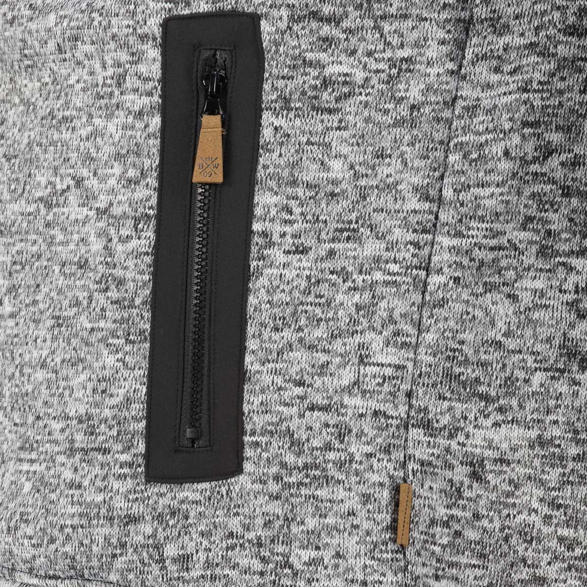 Blue Wave Strickfleecejacke, wasserabweisend grau