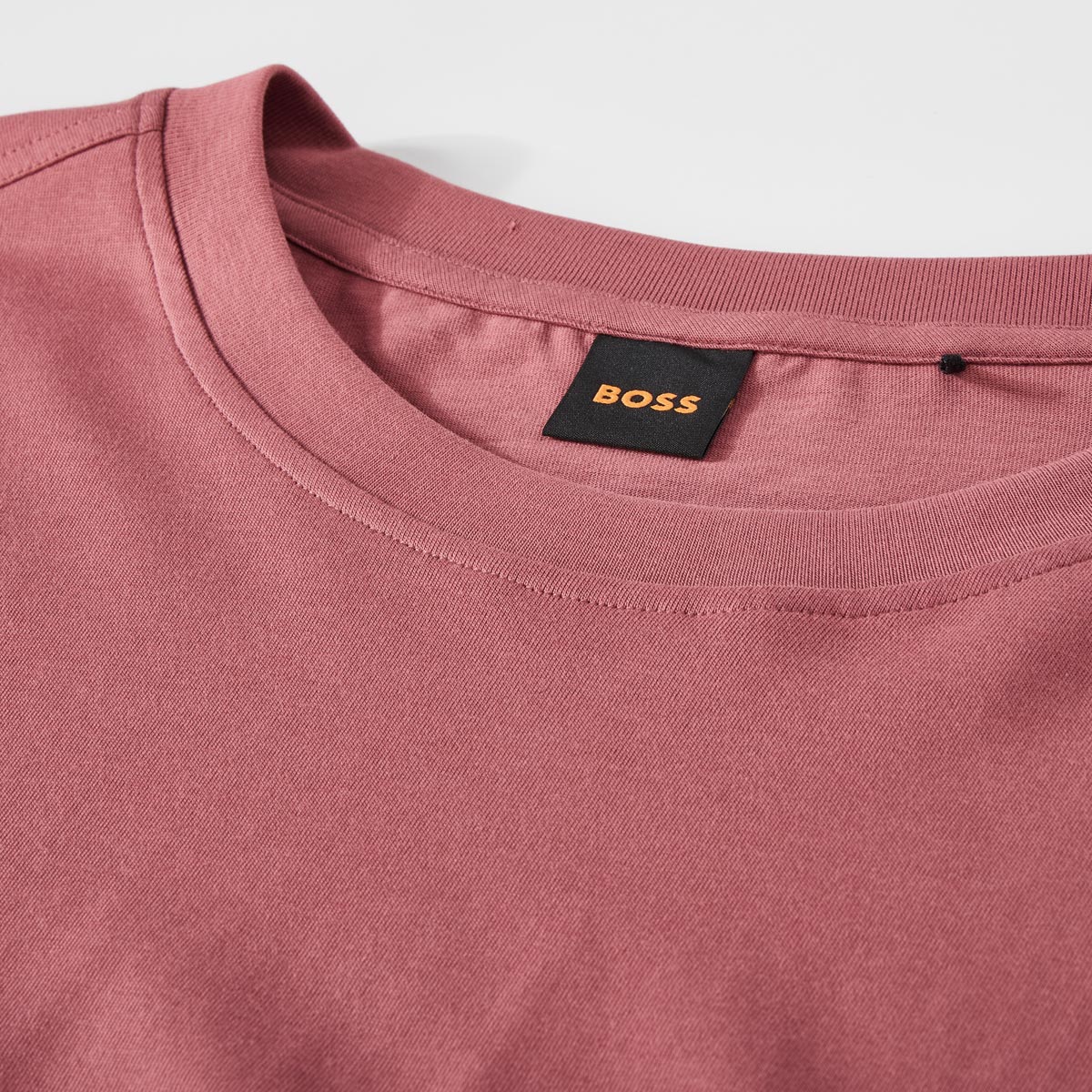 BOSS T-Shirt aus Baumwolle rot
