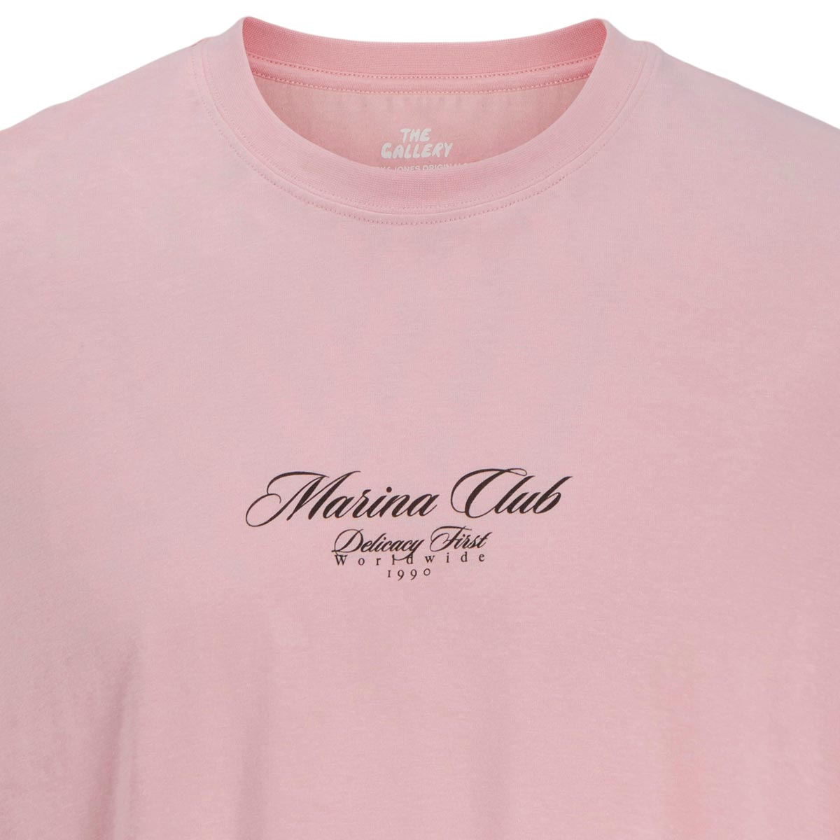 Jack&Jones T-Shirt mit Print auf Vorder- und Rückseite pink