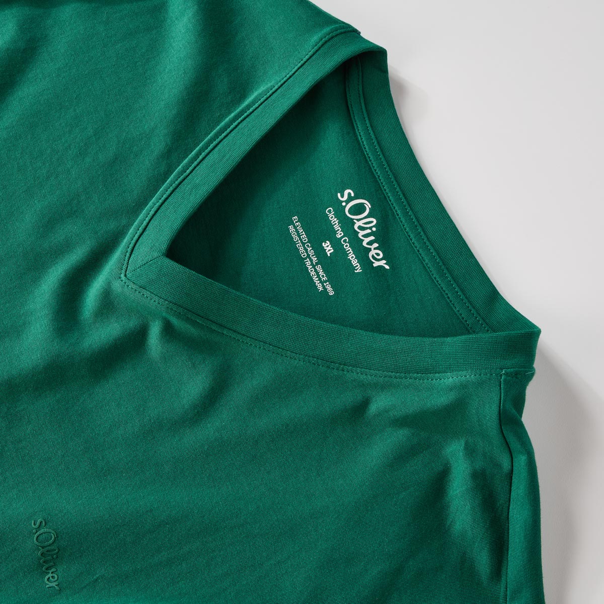 s.Oliver T-Shirt aus Baumwolljersey grün