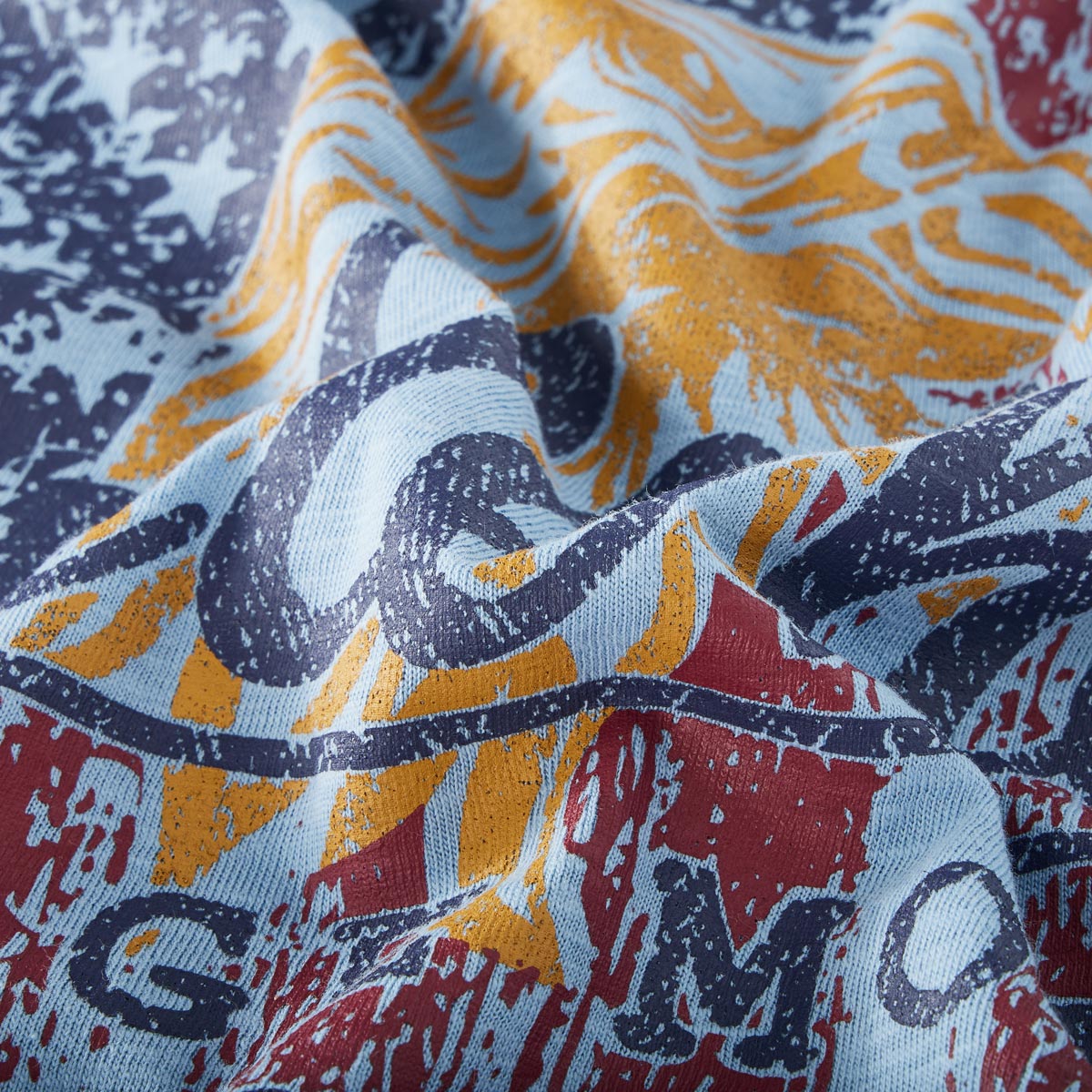 Redfield Longsleeve mit Print hellblau