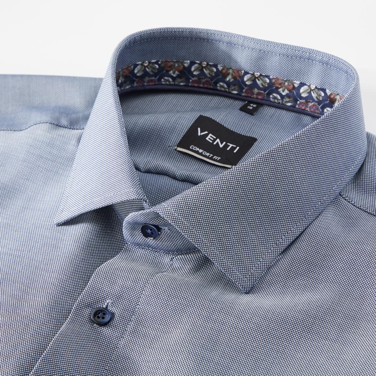 VENTI Businesshemd Comfort Fit blau