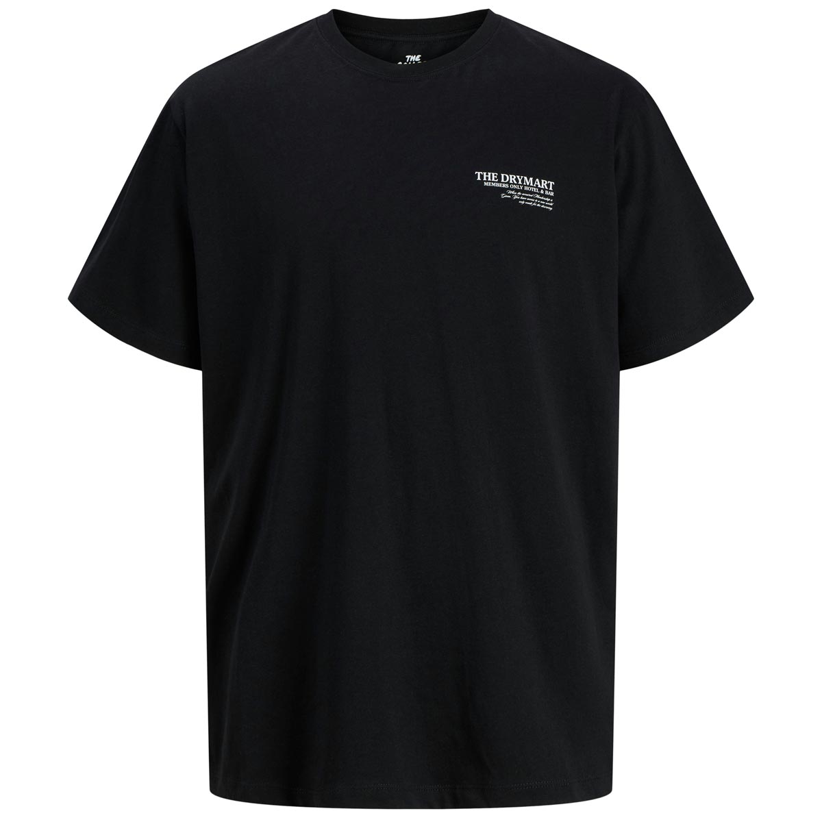 Jack&Jones T-Shirt mit Print auf Vorder- und Rückseite schwarz