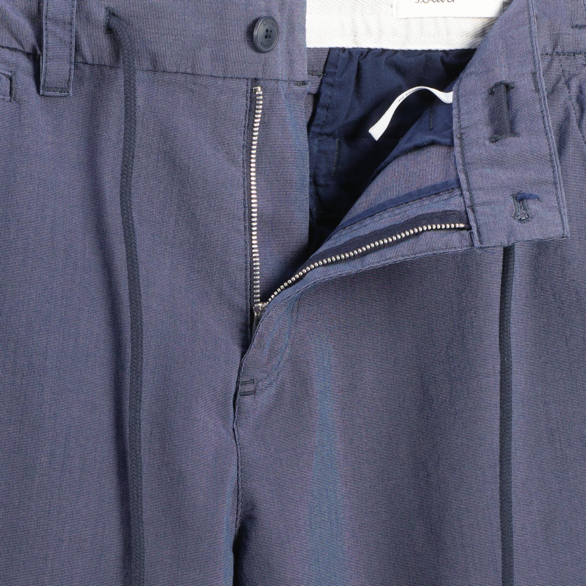 s.Oliver Chino-Shorts mit Stretch blau