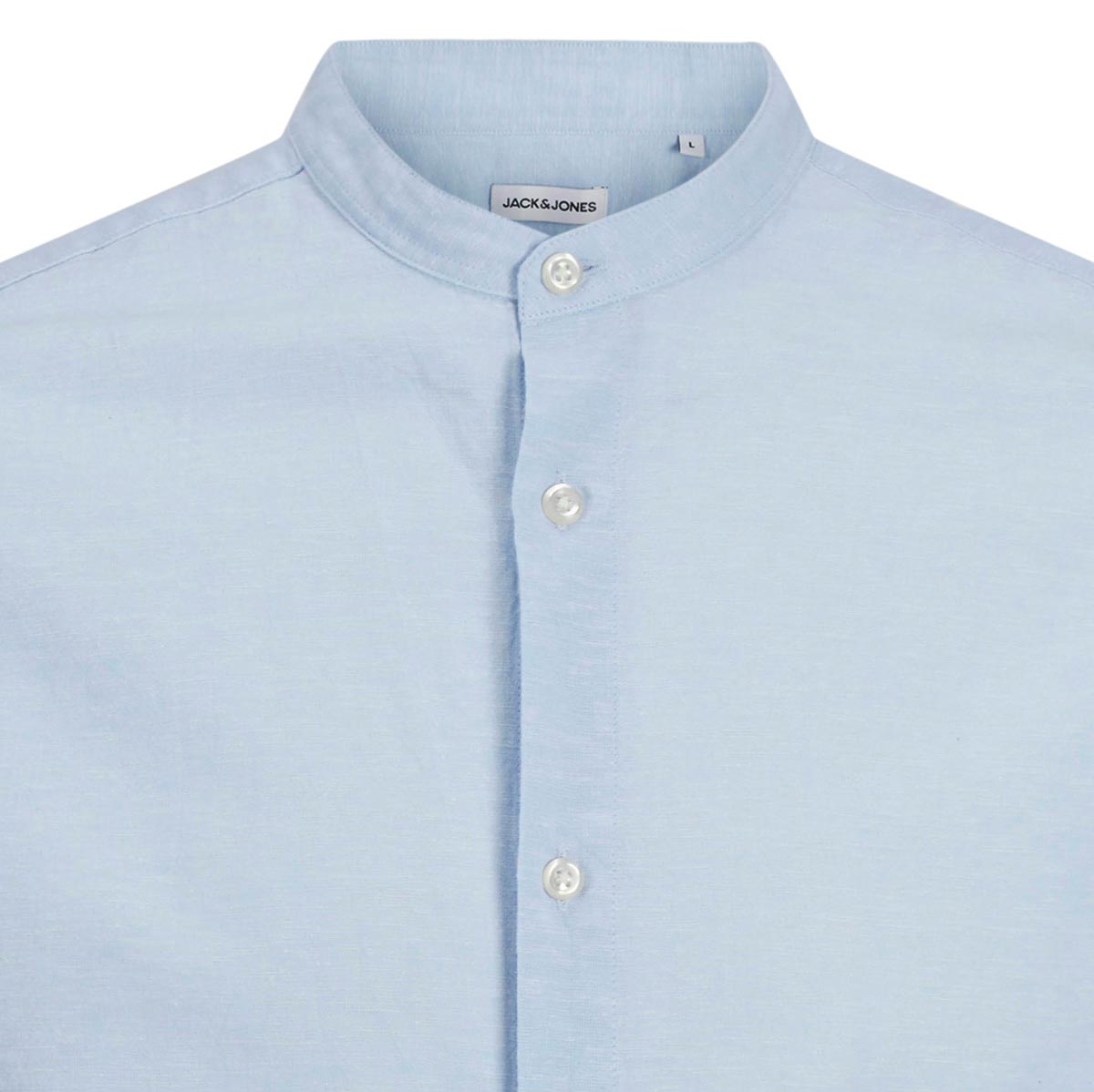 Jack&Jones Freizeithemd mit Leinen hellblau