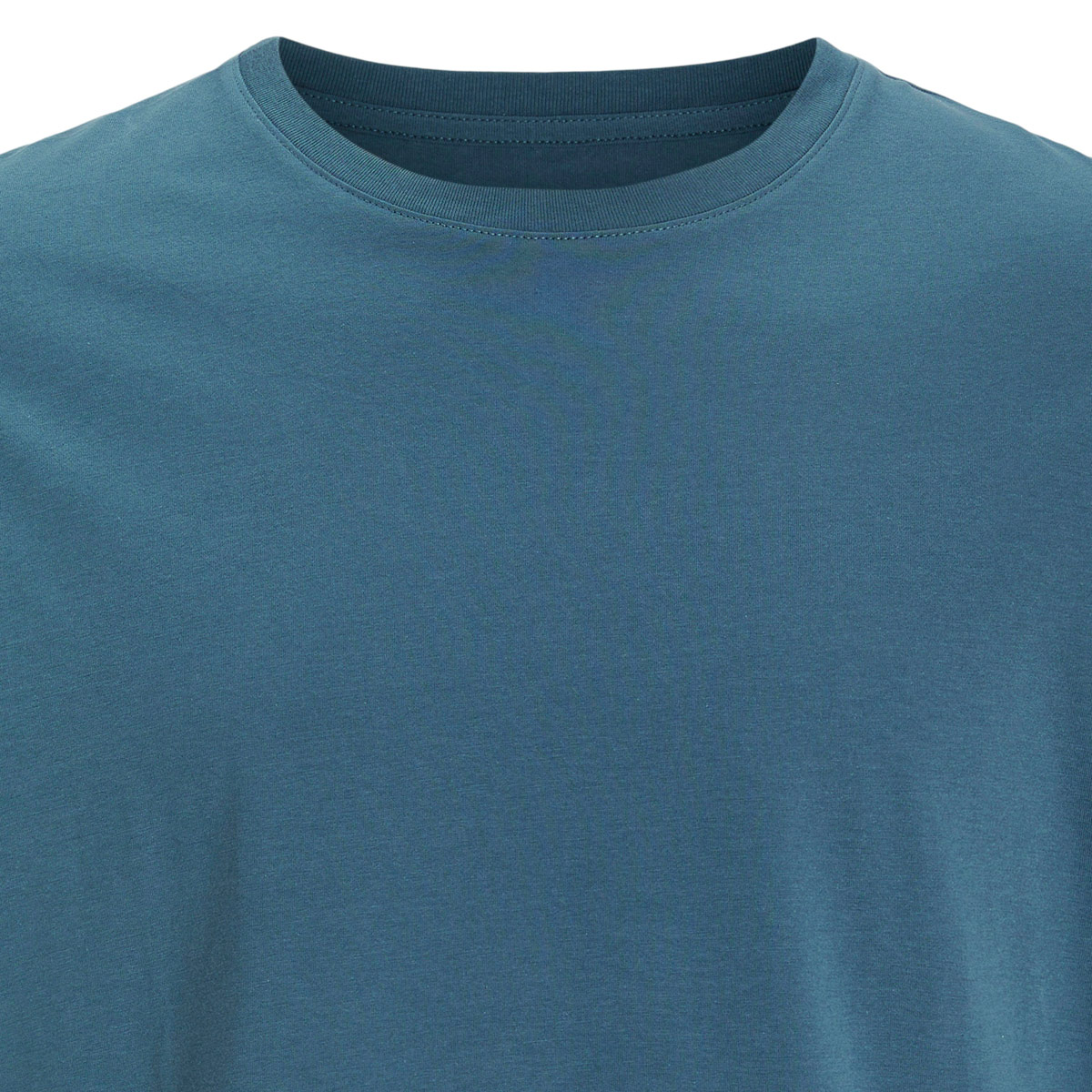 Jack&Jones T-Shirt aus Biobaumwolle Farbe blau Größe: 7XL günstig online kaufen