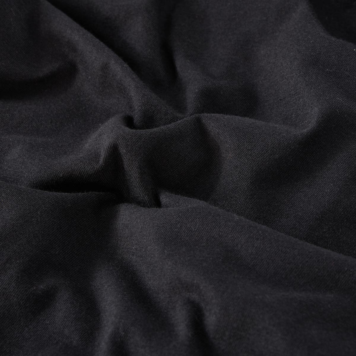ADAMO Hausmantel aus leichtem Jersey schwarz