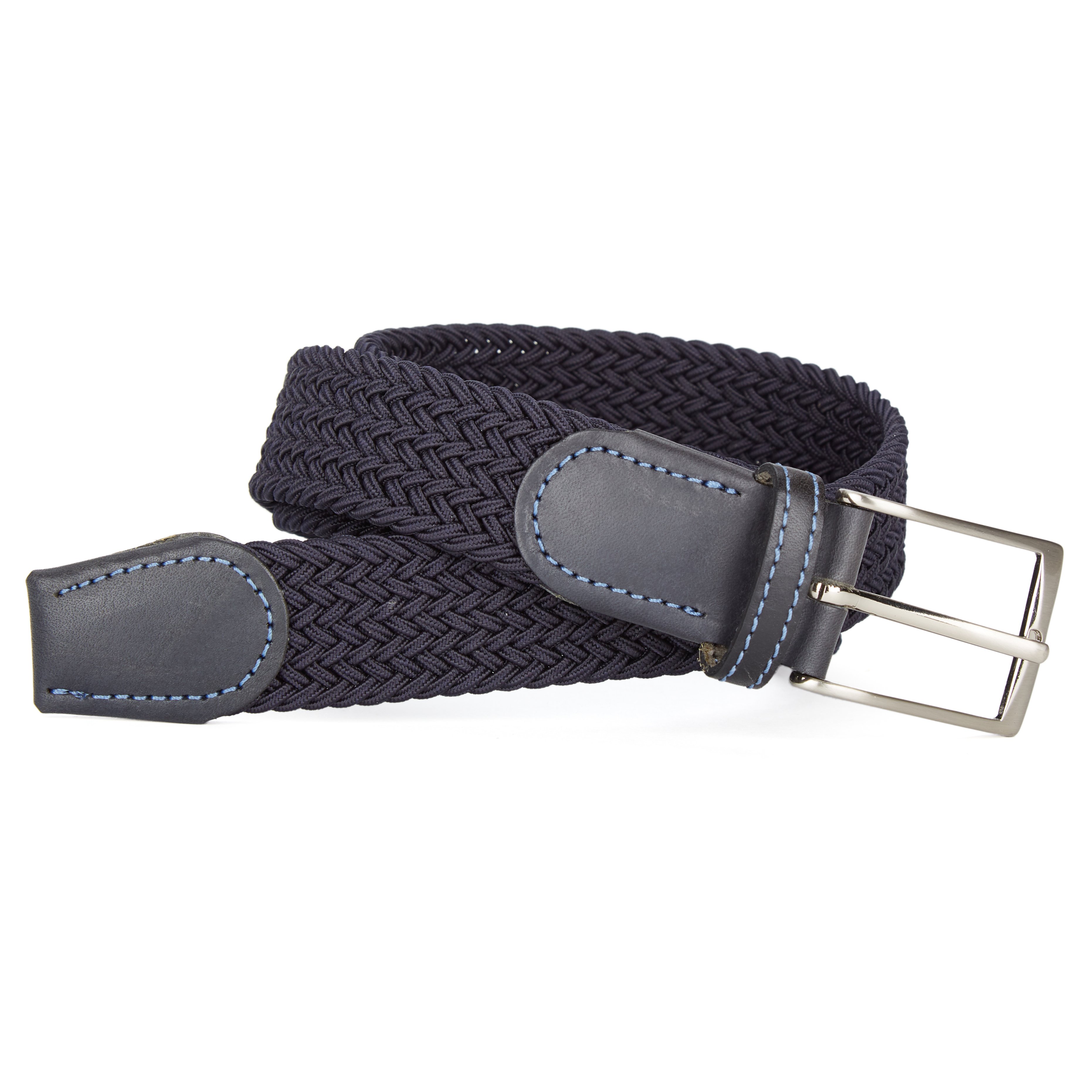 Stretch-Gürtel mit Flechtmuster, Überlänge Stretch-Gürtel mit Flechtmuster, Überlänge