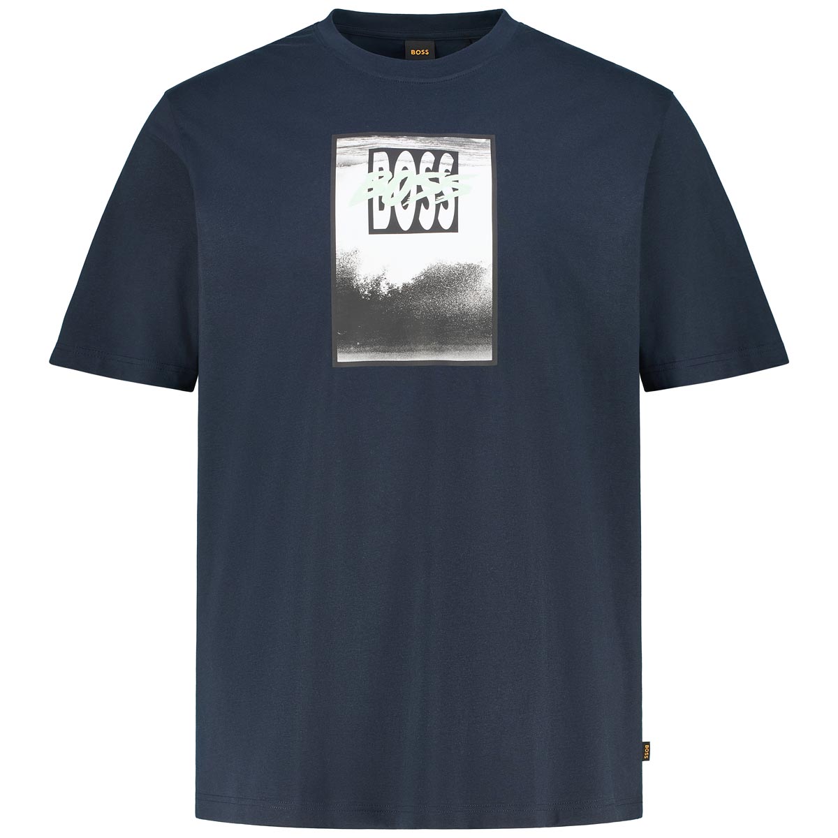 T-Shirt mit Label-Print