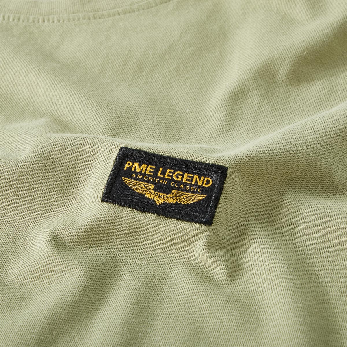 PME LEGEND T-Shirt mit Elasthan oliv