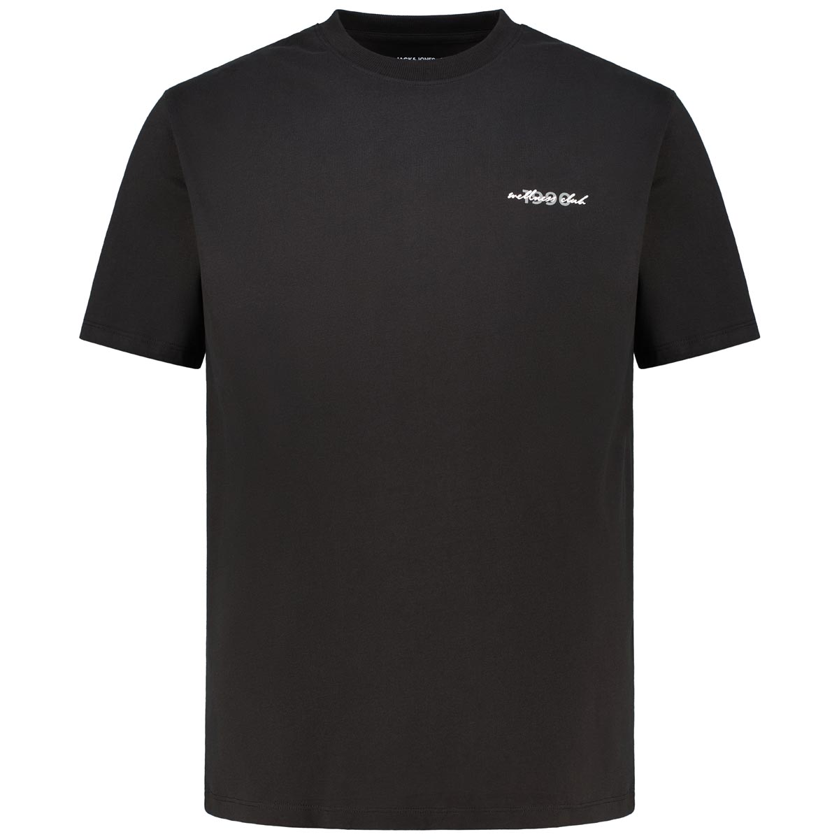 Jack&Jones T-Shirt mit Print auf Vorder- und Rückseite schwarz