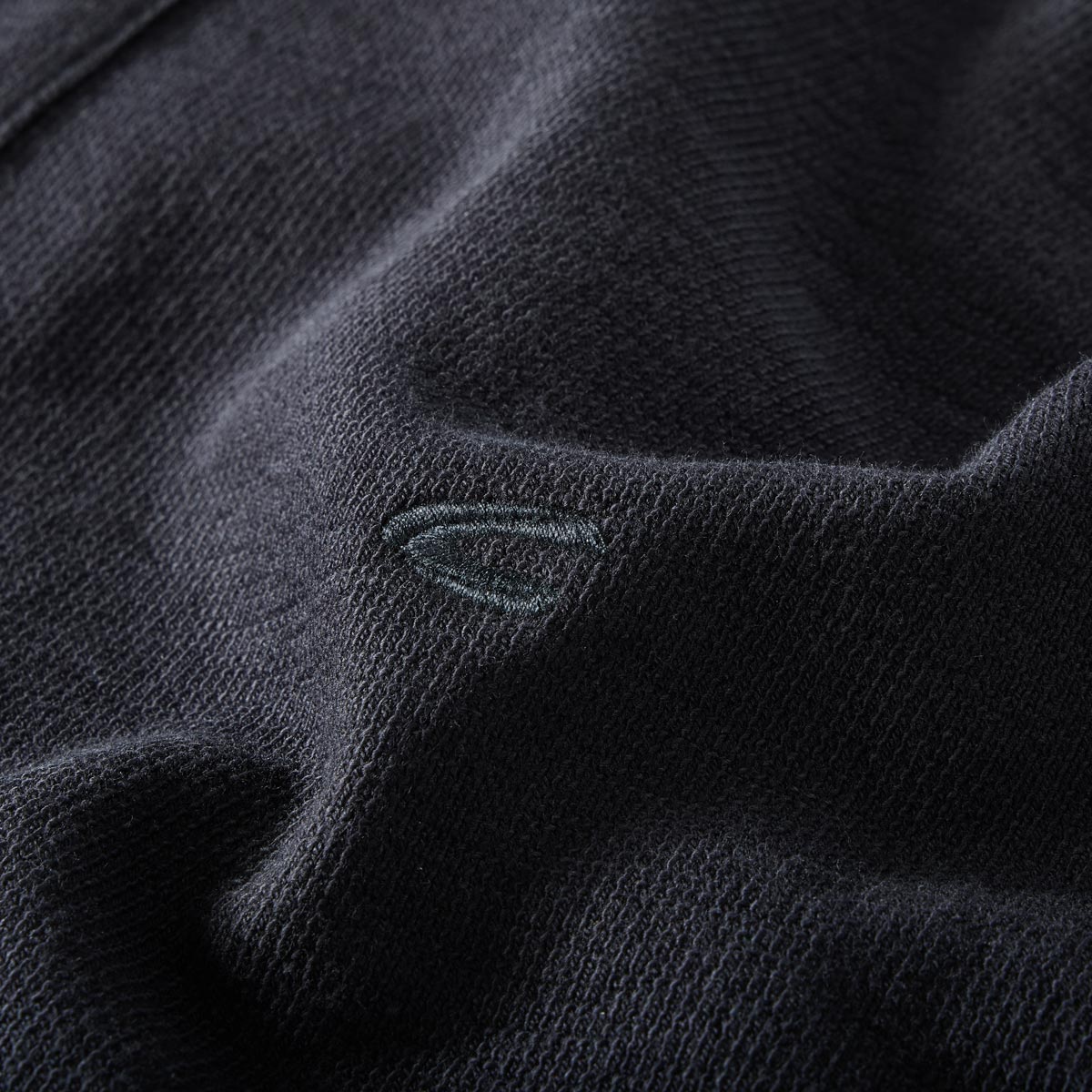 camel active Longsleeve mit Serafinokragen anthrazit