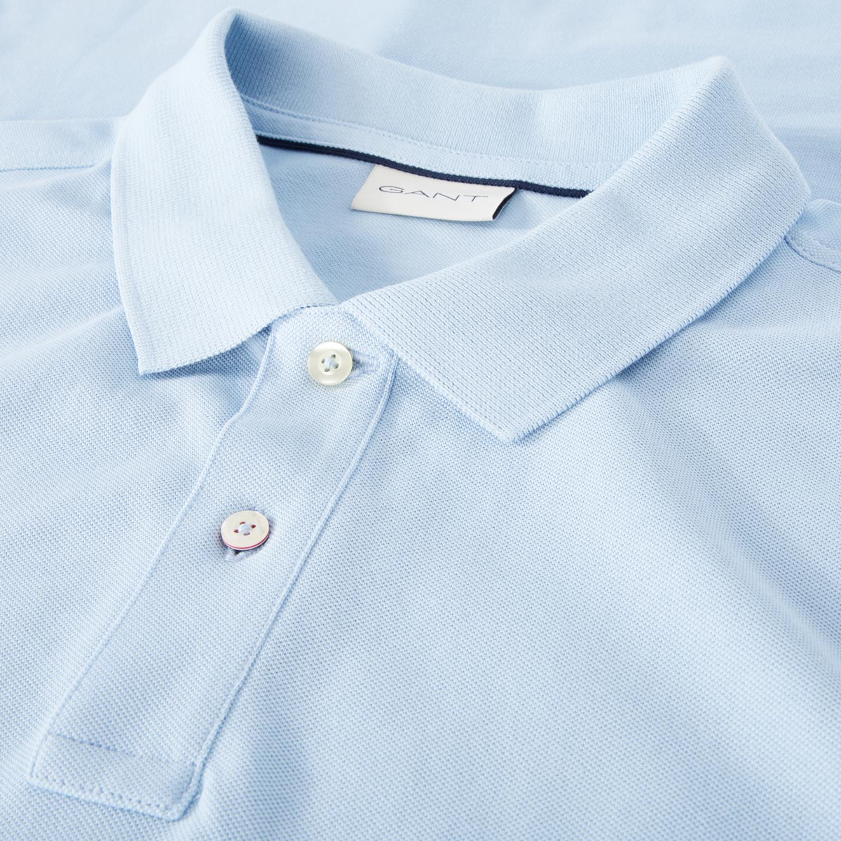 Gant Poloshirt aus Baumwoll-Piqué lichtblau