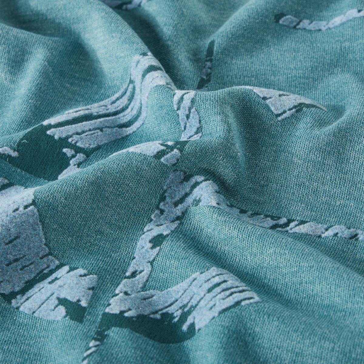 CASA MODA T-Shirt mit Label-Print türkis