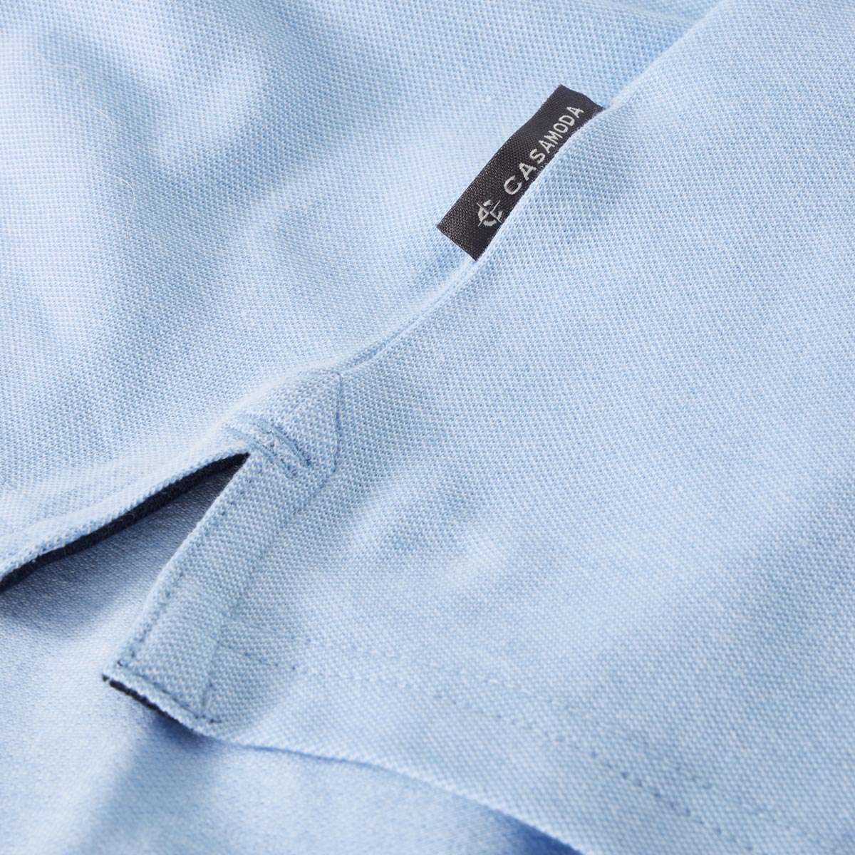 CASA MODA Poloshirt mit Elasthan blau