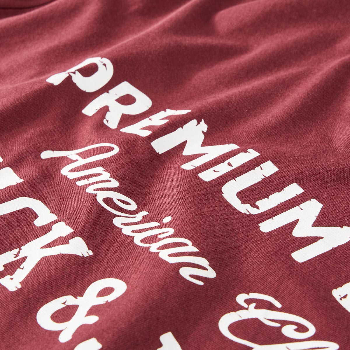 Jack&Jones T-Shirt aus Biobaumwolle rot