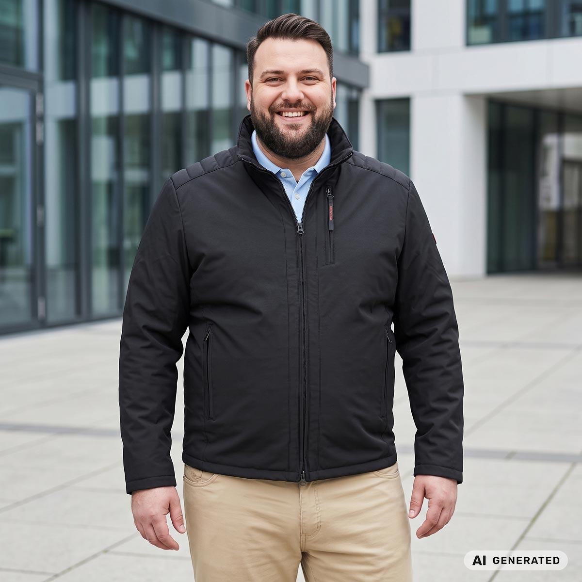 Wellensteyn Jacke, wind- und wasserabweisend schwarz